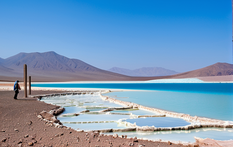 **
"A breathtaking view of Lake Assal, Djibouti, showcasing the vibrant colors of the salt crystals under a clear blue sky, geological formations, salt pillars, distant mountains, safe for work, appropriate content, fully clothed figures in the distance observing the landscape, perfect anatomy, correct proportions, natural pose, professional quality, family-friendly, modest attire."
**