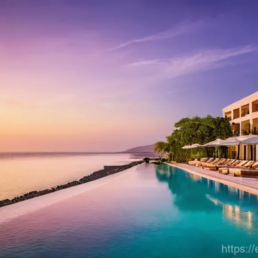 지부티 숙박 옵션 - **Prompt for Luxury Coastal Resort:**
    A stunning panoramic shot of a luxurious beachfront resort...